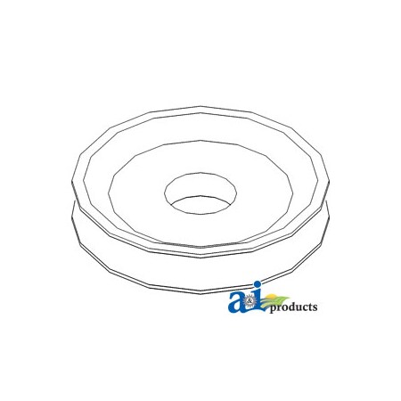 A & I Products Pulley 6" x6" x0.5" A-PLW5-12